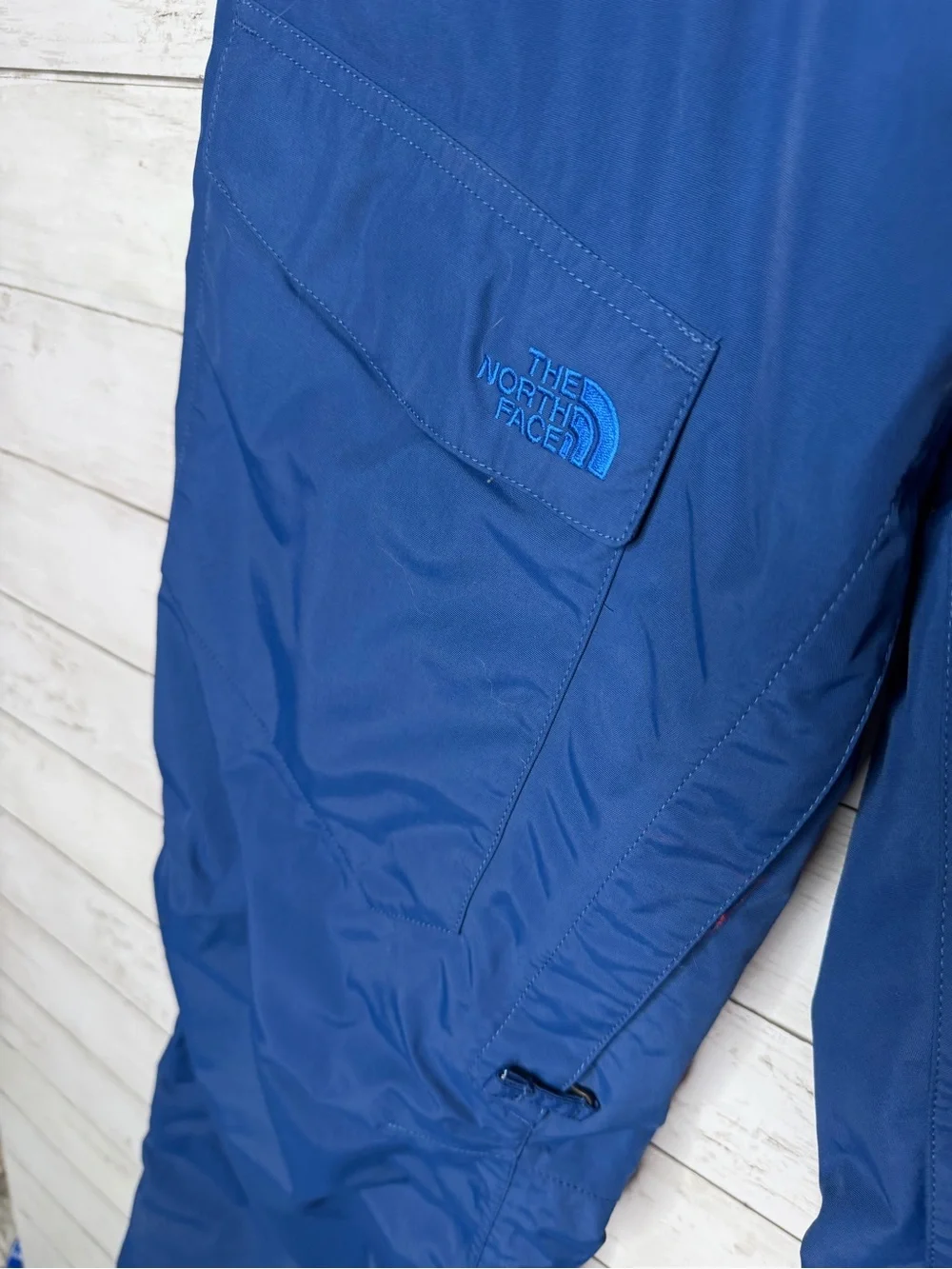 The North Face HyVent Men’s M Blue Cargo Ski Snowboard Snow Pants Waterproof